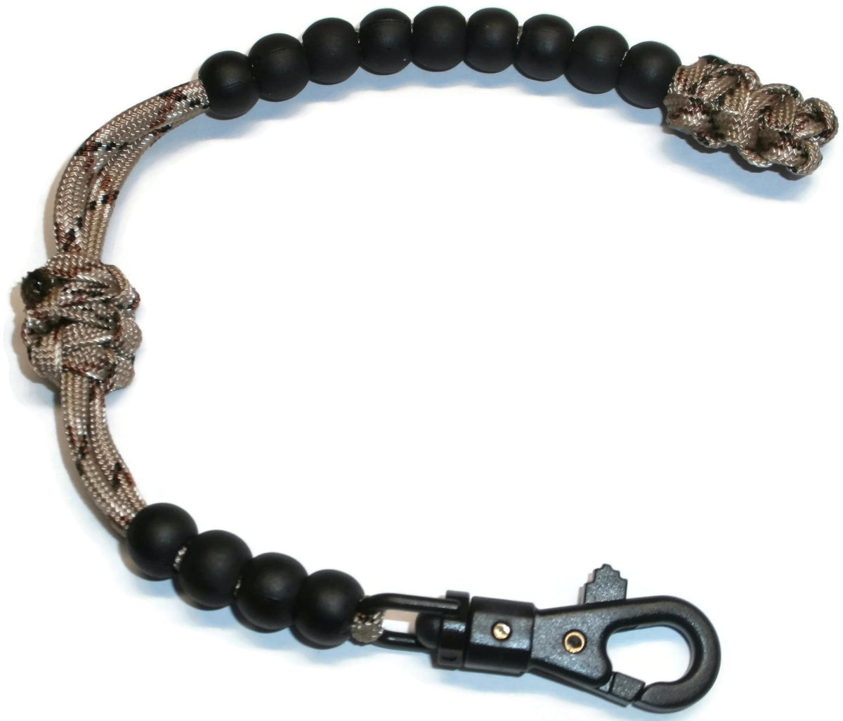 Black Paracord Pace Counter Ranger Beads