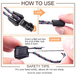 20pcs ABS Plastic Zipper Pull Cord Ends Locking Clips (clips only)