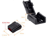 20pcs ABS Plastic Zipper Pull Cord Ends Locking Clips (clips only)