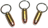 Bullet Keychain .45 ACP 45 Auto Full Metal Jacket Brass Casing - Lot of 3 - RedVex