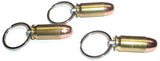 Bullet Keychain .45 ACP 45 Auto Full Metal Jacket Brass Casing - Lot of 3 - RedVex