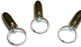 Bullet Keychain .45 ACP 45 Hollow Point Jacket Brass Casing - QTY of 3 - RedVex