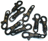RedVex Black ABS Swivel Clips - 45mm x 17mm - Qty of 25