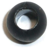 RedVex Black European Acrylic Drum Beads - 10mm x 8mm - Qty of 100