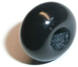 RedVex Black European Acrylic Rondelle Beads - 13mm x 8mm - Qty of 50