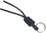 RedVex Paracord Cobra Neck Lanyard with Safety Break-Away and Adjuster - KeyRing