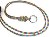 RedVex Paracord Cobra Neck Lanyard with Safety Break-Away and Adjuster - KeyRing