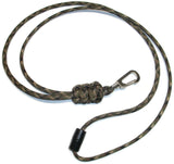 RedVex Paracord Cobra Neck Lanyard with Safety Break-Away and Adjuster - Metal Clip - RedVex