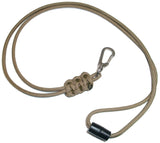 RedVex Paracord Cobra Neck Lanyard with Safety Break-Away and Adjuster - Metal Clip - RedVex