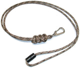 RedVex Paracord Cobra Neck Lanyard with Safety Break-Away and Adjuster - Metal Clip - RedVex