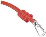 RedVex Paracord Cobra Neck Lanyard with Safety Break-Away and Adjuster - Metal Clip