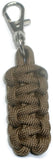 RedVex Paracord Zipper Pulls with Metal Lobster Style Swivel Clip - Coyote Brown - 3-inch and 4-inch Lengths - Choose Qty - RedVex
