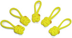 RedVex Paracord Zipper Pulls/Lanyards - Lot of 5 - ~2.5 - Yellow - RedVex