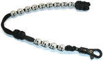 RedVex Ranger Pace Counter Skull Beads Black Cord - 13 inches - Choose Your Skull Color and Attachment (White Skulls, ABS Clip) - RedVex