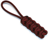 RedVex Zipper Pulls - Knife Lanyards - Equipment Lanyards - Paracord Cobra Style - Choose Your Color & Size (Qty 3) - RedVex
