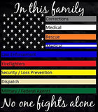 Thin Yellow Line Paracord Key Chain / Key Fob / Lanyard Pull - by RedVex - Black with Yellow Line - 3", 4", 6", and 8" Lengths (Qty-1) - RedVex