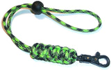 RedVex 550lb Paracord/Survival Lanyard - Cobra Style with ABS Clip and Stopper (Choose Your Size and Color)
