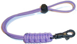 RedVex 550lb Paracord/Survival Lanyard - Cobra Style with ABS Clip and Stopper (Choose Your Size and Color) (Lavender, 12")