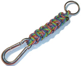 RedVex Cobra Style Carabiner Key Fob/Keychain - Steel Carabiner - (Qty2) - Choose Your Color and Size