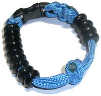 RedVex Compact Pace Counter Bead Bracelet - Land Navigation Bracelet - Choose Your Size and Color - Customization Available (Baby Blue, 10 inch) - RedVex