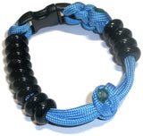 RedVex Compact Pace Counter Bead Bracelet - Land Navigation Bracelet - Choose Your Size and Color - Customization Available (Baby Blue, 8.5 inch) - RedVex
