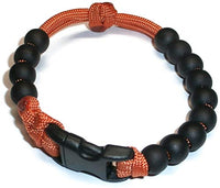 RedVex Pace Counter Bead Bracelet - (ungutted Paracord Model) - Choose Your Color and Size - Customization Available - RedVex