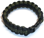 RedVex Paracord Bracelet - Cobra Style - Choose Your Color and Size (7 inch, OD & Black) - RedVex