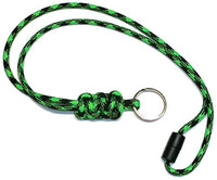 RedVex Paracord Cobra Neck Lanyard with Safety Break-Away and Adjuster - Keyring Clip - Choose Your Color and Size (Customization Available) - RedVex