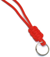 RedVex Paracord Cobra Neck Lanyard with Safety Break-Away and Adjuster - KeyRing