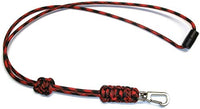 RedVex Paracord Cobra Neck Lanyard with Safety Break-Away and Adjuster - Metal Clip - Choose Your Color and Size - Customization Available - RedVex