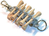 RedVex Paracord Golf Tee Holder - Metal Clip - Choose Color and Tee Count - RedVex