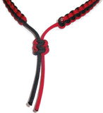 RedVex Paracord Hat Band - Cowboy Hat Band - Choose Your Color and Style (Cobra (`3/4"), Black and Red 2-Tone) - RedVex