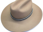 RedVex Paracord Hat Band - Cowboy Hat Band - Choose Your Color and Style (Cobra (`3/4"), Navy Blue and Silver Gray 2-Tone) - RedVex