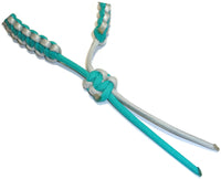 RedVex Paracord Hat Band - Cowboy Hat Band - Choose Your Color and Style (Cobra (`3/4"), Teal and Silver 2-Tone) - RedVex