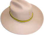 RedVex Paracord Hat Band - Cowboy Hat Band - Choose Your Color and Style (Cobra (`3/4"), Yellow and Black 2-Tone) - RedVex