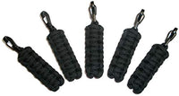 RedVex Paracord Heavy Duty Zipper Pulls - (Qty-5) Choose Your Size and Color - RedVex