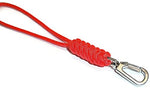 RedVex Paracord Knife Lanyard - Sawtooth/Rattlesnake Style - Metal Clip - Choose Your Color and Size - RedVex