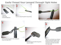 RedVex Paracord Zipper Pulls/Lanyards - 4" - (Qty-5) Choose Your Color - RedVex
