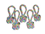 RedVex Paracord Zipper Pulls/Lanyards - Lot of 5 - ~2.5 - Tie Die Rainbow - RedVex