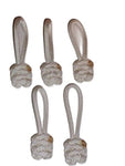 RedVex Paracord Zipper Pulls/Lanyards - Lot of 5 - ~2.5 - White - RedVex