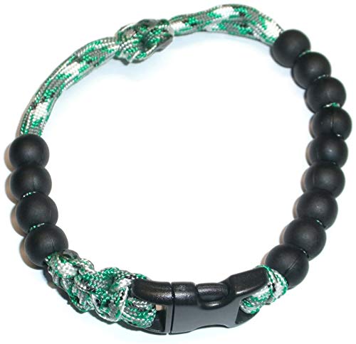 RedVex Pace Counter Bead Bracelet - Ungutted Paracord Model, Choose Color & Size, Customizable Ranger Beads For Distance Tracking