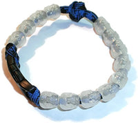 RedVex Skull Pace Count Bracelet - Skull Ranger Bead Bracelet - Translucent Skulls - Choose Color and Size - Customization Available - RedVex