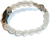 RedVex Skull Pace Count Bracelet - Skull Ranger Bead Bracelet - Translucent Skulls - Choose Color and Size - Customization Available - RedVex