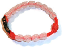 RedVex Skull Pace Count Bracelet - Skull Ranger Bead Bracelet - Translucent Skulls - Choose Color and Size - Customization Available - RedVex