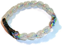 RedVex Skull Pace Count Bracelet - Skull Ranger Bead Bracelet - Translucent Skulls - Choose Color and Size - Customization Available - RedVex