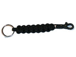 RedVex Spring Link Caribiner Clip with Paracord Strap, Black (Cobra Style with 2" ABS Lobster Clip) - RedVex