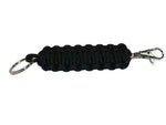 RedVex Spring Link Caribiner Clip with Paracord Strap, Black (King Cobra Style with 1.5" Metal Lobster Clip) - RedVex
