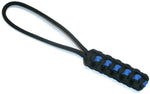 Redvex Thin Blue Line Paracord Knife Lanyard made by 6 inch length with free keychain - Support Your Law Enforcement/Public Safety - (Custom Sizes Available) - RedVex