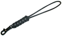 RedVex Thin Gray Line Paracord Wrist Lanyard - with ABS Clip - Support Corrections - Choose Your Size (Custom - RedVex