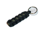 RedVex Thin Green Line Paracord Key Chain/Key Fob/Lanyard Pull Black with Green Line - 3", 4", 6", and 8" Lengths (Qty-1) - RedVex